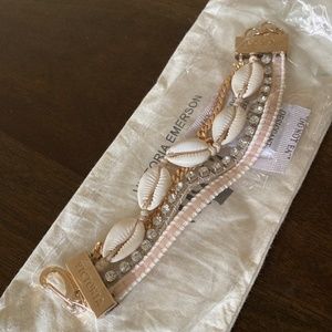 NEW Victoria Emerson shell bracelet